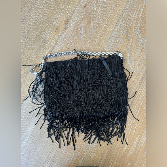 JIMMY CHOO CALLIE BEADED FRINGE BAG - Picture 5 of 8